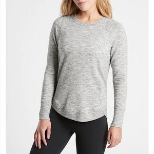 ATHLETA Mindset Beyond Soft Grey Sweatshirt